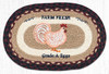 10"x15" Farmhouse Chicken Miniature Swatch MSP-344