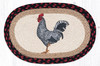 10"x15" Black & White Rooster Miniature Swatch MSP-602