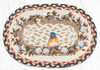 10"x15" Cotton Wreath Miniature Swatch MSP-616