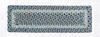 8.25"x27" Blue/Natural Stair Tread C-005