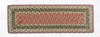 8.25"x27" Olive/Burgundy/Gray Stair Tread C-024