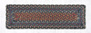 8.25"x27" Burgundy/Blue/Gray Stair Tread C-043