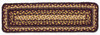 8.25"x27" Black Cherry/Chocolate/Cream Stair Tread C-371