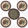 Pinecone Coasters in a Basket Set CNB-081