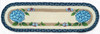 8.25"x27" Blue Hydrangea Stair Tread ST-OP-362