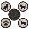 Porch Cat Coasters in a Basket Set CNB-313