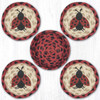 Ladybug Coasters in a Basket Set CNB-396