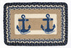 11.75"x17.5" Navy Anchor Placemat PP-443