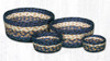 Light & Dark Blue/Mustard Basket Set CB-079