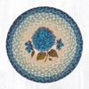 15.5" Blue Hydrangea Chair Pad CH-362