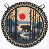 15.5" Bear Scene Chair Pad CH-430