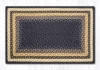Light & Dark Blue/Mustard Oblong Rug RC-079