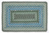 Sage/Ivory/Settlers Blue Oblong Rug RC-419