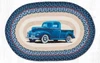 20"x30" Blue Truck Rug OP-362