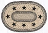 20"x30" Black Stars Rug OP-890