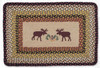 20"x30" Moose/Pinecone Rug PP-019