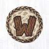 5" Rustic W Coaster IC-9-870