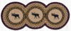 15"x36" Black Moose Tri Circle Table Runner TCP-019