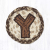 5" Rustic Y Coaster IC-9-870