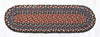 8.25"x27" Burgundy/Blue/Gray Stair Tread C-043