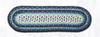 8.25"x27" Blueberry/Cream Stair Tread C-312