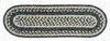 8.25"x27" Black + Tan Stair Tread C-9-093