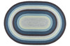 8'x11' Blueberry/Cream Oval Rug C-312