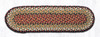 8.25"x27" Burgundy/Mustard Stair Tread C-019