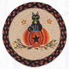 10" Black Cat Pumpkin Trivet MSPR-222