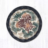 5" Pinecone Coaster IC-025A