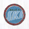 5" Red Ski Jacket Coaster IC-025