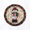 5" Snowman in Top Hat Coaster IC-081