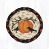 5" Pumpkin Crow Coaster IC-222