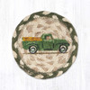 5" Vintage Green Truck Coaster IC-338