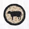 5" Cow Silhouette Coaster IC-459
