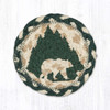 5" Tree Line Grizzly Coaster IC-505