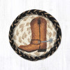 5" Cowboy Boot Coaster IC-9-093