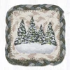 4.5" Holiday Village Trees Coaster PP-419