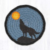 7" Howling Wolf Coaster LC-001