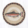 7" Red Salmon Coaster LC-010