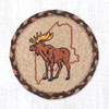 7" Maine State Moose Coaster LC-012