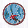 7" Red Ski Jacket Coaster LC-025