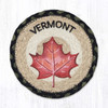 7" Vermont Maple Leaf Coaster LC-116