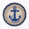 7" Navy Anchor Coaster LC-443