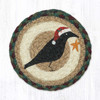 7" Crow Santa Hat Coaster LC-508