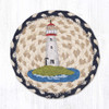 7" White Lighthouse Coaster LC-830