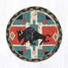 7" Native American Buffalo Coaster LC-865
