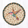 7" Ruby Throated Hummingbird Coaster LC-865
