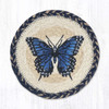 7" Blue Swallowtail Coaster LC-9-921