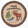 10" NH State Moose Trivet MSPR-012